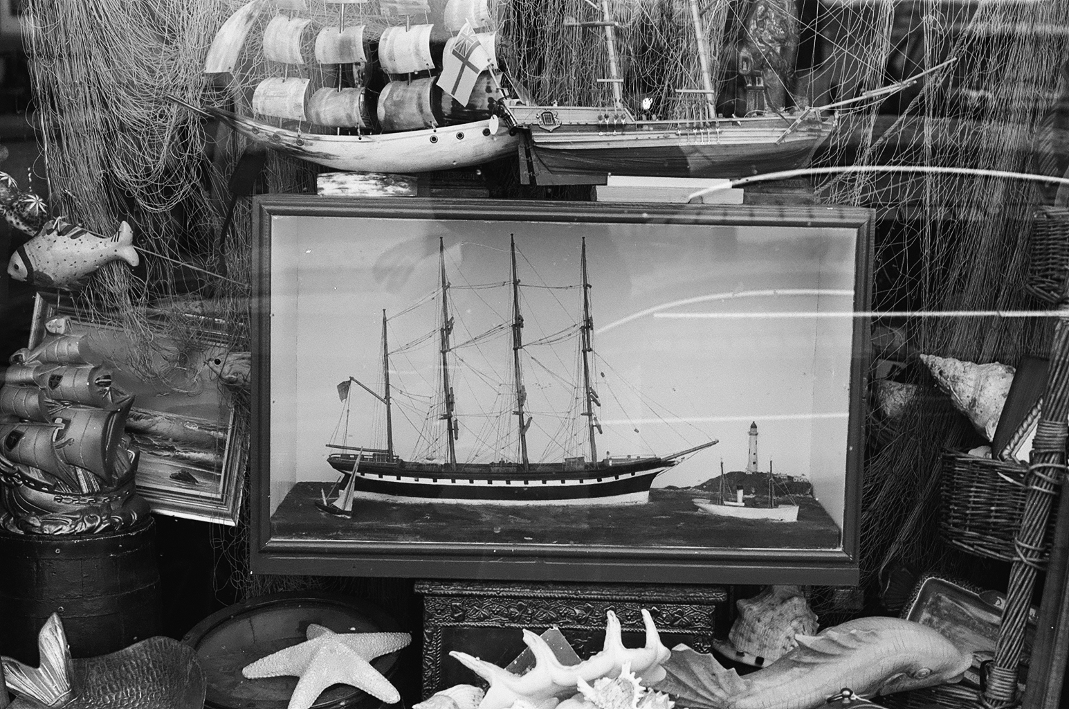 Maritimes Schaufenster als Kontakt, Foto: Charlotte Böttjer