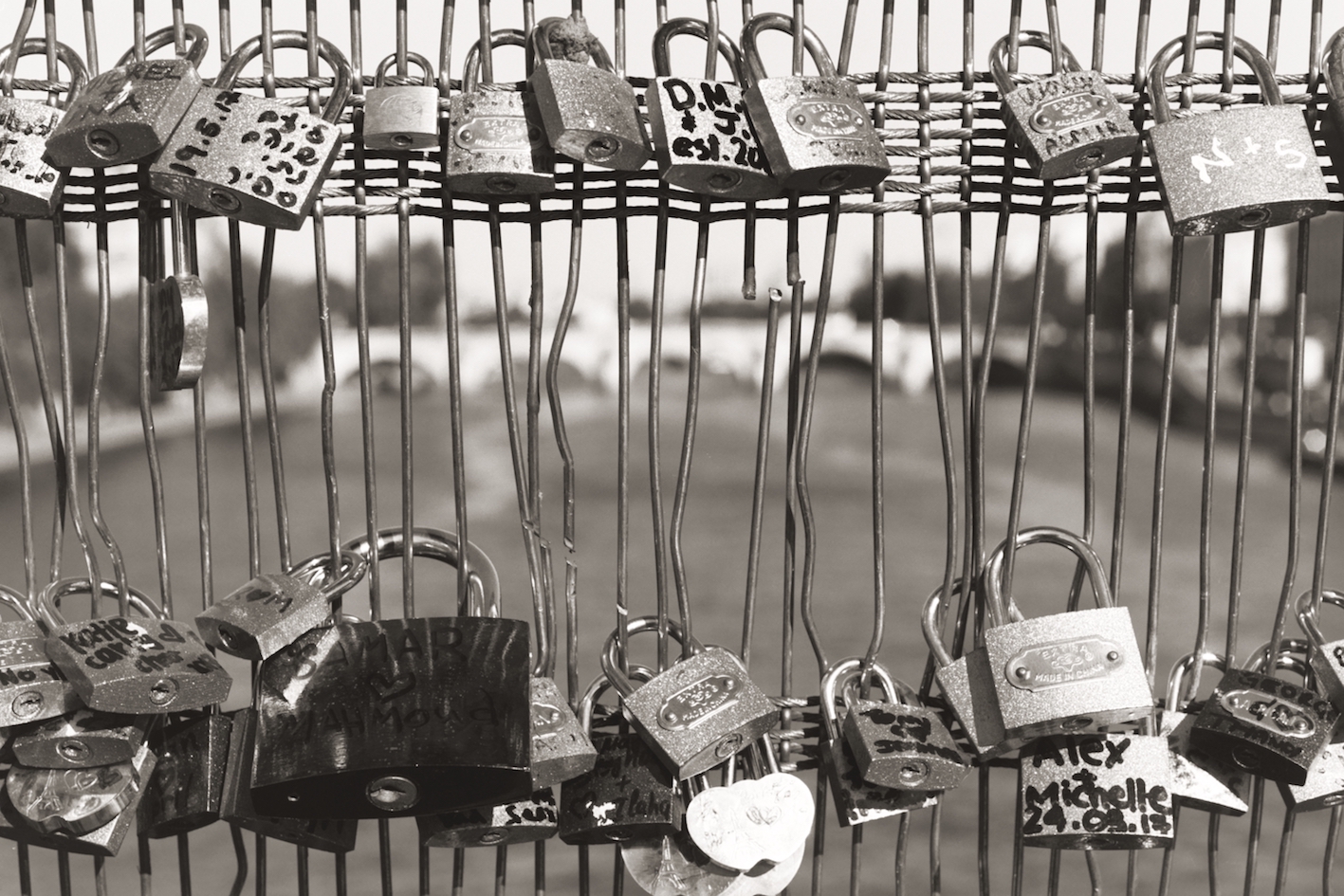 Vorhängeschlösser zum Datenschutz, Foto: Charlotte Böttjer